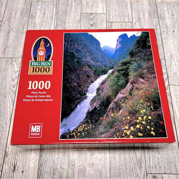 Kings Canyon California 1000 Piece Hasbro Big Ben Landscape Puzzle NWOT Unopened - Picture 1 of 6